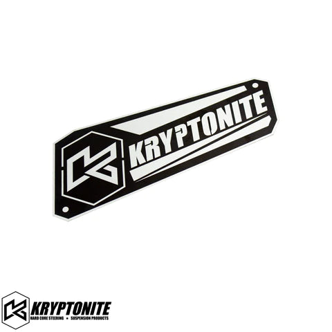 KRYPTONITE UPPER CONTROL ARM LOGO PLATE 2011-2022